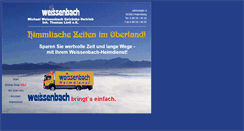 Desktop Screenshot of getraenke-weissenbach.de