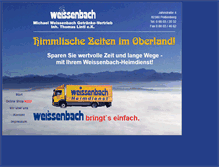 Tablet Screenshot of getraenke-weissenbach.de